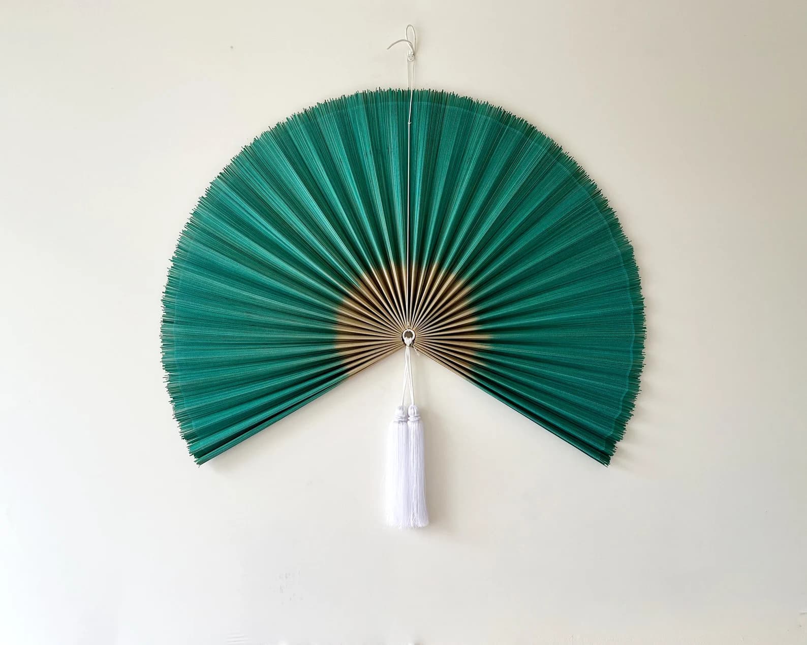 Wall Fan Decor, Bamboo Decorative Fans, Handcrafted Bamboo Fan, Boho Bamboo Wall Decor, Artisan Bamboo Fan Decor, Bamboo Fan ( Style Fan 39) 1
