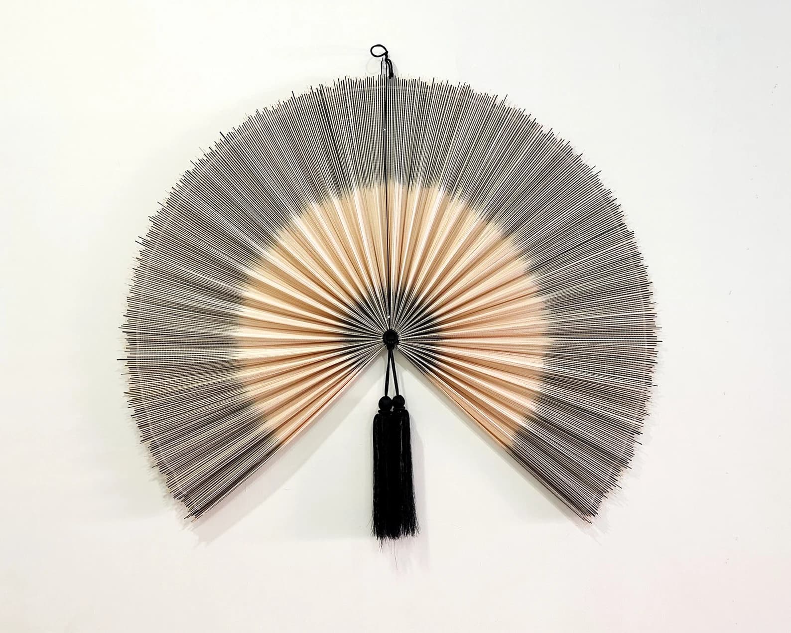 Wall Fan Decor, Bamboo Decorative Fans, Handcrafted Bamboo Fans, Boho Bamboo Wall Decor, Artisan Bamboo Fan Decor, Bamboo Fan ( Style 100 ) 1