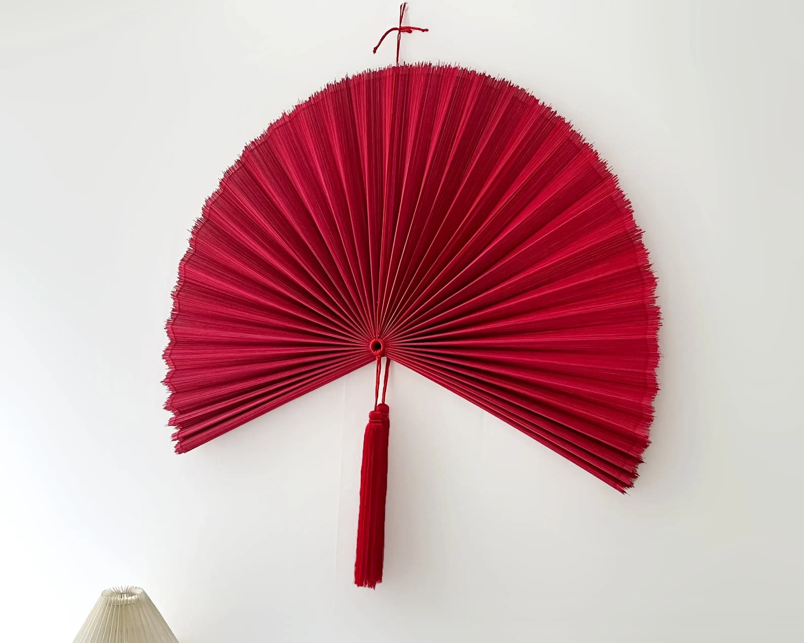 Wall Fan Decor, Bamboo Decorative Fans, Handcrafted Bamboo Fan, Boho Bamboo Wall Decor, Artisan Bamboo Fan Decor, Bamboo Fan ( Style Fan 51) 4