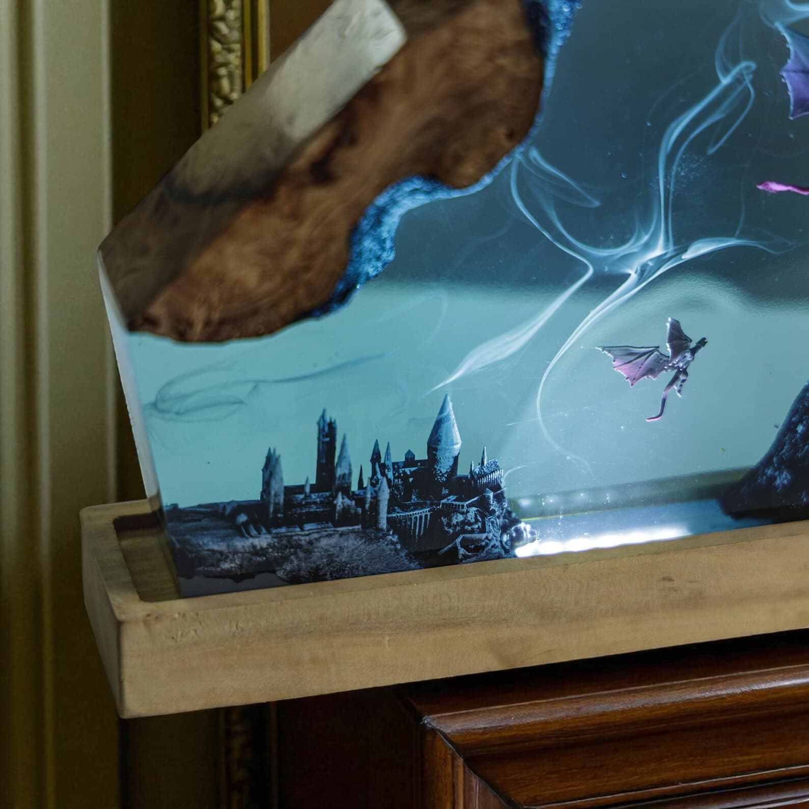 Dragon Resin Lamp, Handmade Fantasy LED Night Light, Magical Christmas Gift for Dragon Lover 9